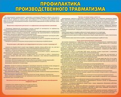 Стенд "Профилактика производственного травматизма" - fgospostavki.ru - Мегион