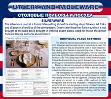 Стенд "Столовые приборы и посуда" - fgospostavki.ru - Мегион
