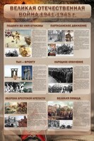 Стенд "Великая отечественная война (события)" - fgospostavki.ru - Мегион