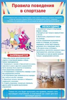 Стенд "Правила поведения в спортзале №1" - fgospostavki.ru - Мегион