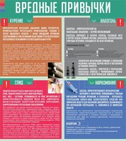 Стенд "Вредные привычки" - fgospostavki.ru - Мегион