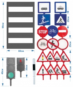 Набор знаков дорожного движения - fgospostavki.ru - Мегион