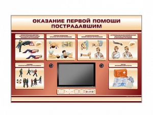 Многофункциональный интерактивный стенд-тренажер "Оказание первой помощи пострадавшим" для учащихся общеобразовательных учреждений - fgospostavki.ru - Мегион