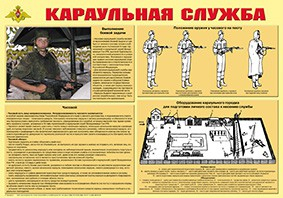 Плакат "Караульная служба" - fgospostavki.ru - Мегион