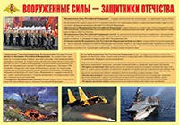 Плакат "Вооруженные Силы – защитники Отечества" - fgospostavki.ru - Мегион