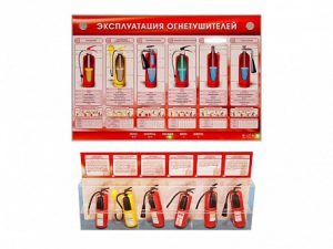 Электрифицированный стенд-тренажер "Эксплуатация огнетушителей" с разрезными агрегатами - fgospostavki.ru - Мегион