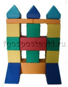 Мягкий модуль-конструктор "Башня" (17 элементов) - fgospostavki.ru - Мегион