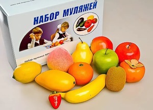 Набор муляжей фруктов - fgospostavki.ru - Мегион