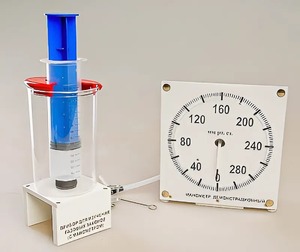 Прибор для изучения газовых законов (с манометром) - fgospostavki.ru - Мегион