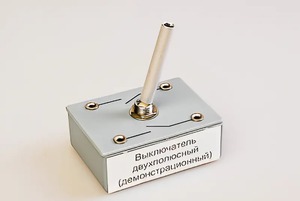 Выключатель двухполюсный (демонстрационный) - fgospostavki.ru - Мегион