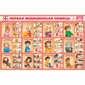 Стенд "Первая помощь" - fgospostavki.ru - Мегион