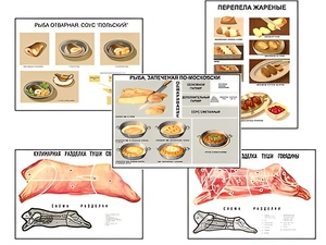 Плакаты ПРОФТЕХ "Кулинарные рецепты" (17 пл, винил, 70х100) - fgospostavki.ru - Мегион