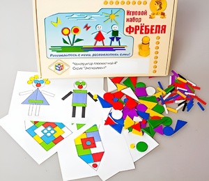 Игровой набор Фребеля "Конструктор плоскостной-4" (Серия "Эксперимент") - fgospostavki.ru - Мегион