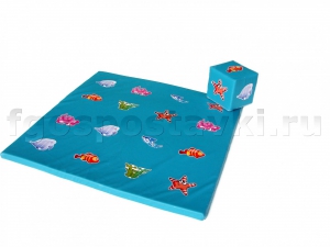 Игровой мат "Море" с кубиком - fgospostavki.ru - Мегион