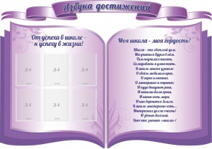 Стенд "Азбука достижений" (резной стенд из 3-х частей) - fgospostavki.ru - Мегион