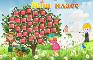 Стенд "Наш класс" Вариант 3 - fgospostavki.ru - Мегион