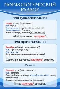 Стенд "Морфологический разбор" - fgospostavki.ru - Мегион