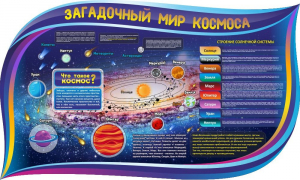 Стенд "Загадочный мир космоса" - fgospostavki.ru - Мегион