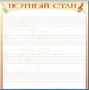 Доска магнитно-маркерная "Нотный стан" - fgospostavki.ru - Мегион