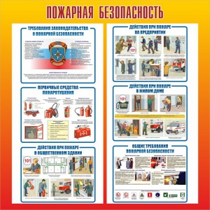 Стенд "Пожарная безопасность" Вариант 4 - fgospostavki.ru - Мегион