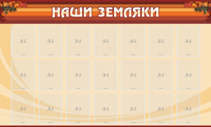 Стенд "Наши земляки" - fgospostavki.ru - Мегион