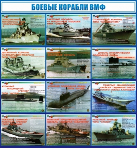 Стенд "Боевые корабли ВМФ" - fgospostavki.ru - Мегион