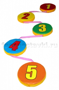 Дорожка "Змейка-шагайка-геометрическая" с цифрами - fgospostavki.ru - Мегион