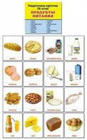 Раздаточные карточки "Продукты питания" - fgospostavki.ru - Мегион