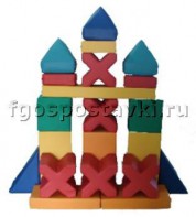 Мягкий модуль-конструктор "Башня" (21 элемент) - fgospostavki.ru - Мегион