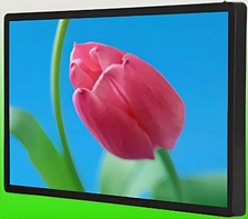 Киоск информационный настенный сенсорный 27" (вариант 1) - fgospostavki.ru - Мегион
