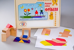 Игровой набор Фребеля "Конструктор деревянный без соединений-2" (Серия "Эксперимент") - fgospostavki.ru - Мегион