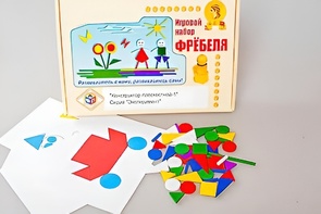 Игровой набор Фребеля "Конструктор плоскостной-1" (Серия "Эксперимент") - fgospostavki.ru - Мегион