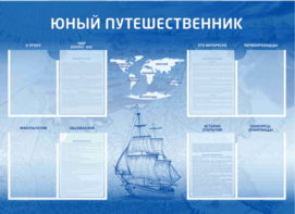 Стенд-уголок "Юный путешественник" - fgospostavki.ru - Мегион