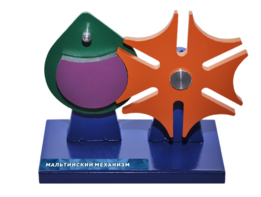 Модель механизма на подставке "Мальтийский механизм" - fgospostavki.ru - Мегион