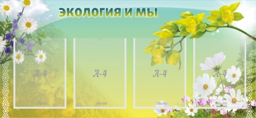 Стенд "Экология и мы" - fgospostavki.ru - Мегион