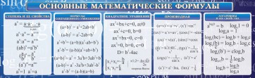 Стенд "Основные математические формулы" - fgospostavki.ru - Мегион