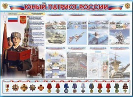 Стенд-уголок "Юный патриот России" - fgospostavki.ru - Мегион