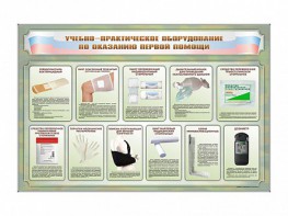 Стенды "Учебно-практическое оборудование по оказанию первой помощи" - fgospostavki.ru - Мегион