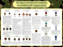 Стенд "Государственные ордена РФ" - fgospostavki.ru - Мегион