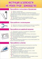 Стенд "Инструкция безопасности на уроках труда №1" - fgospostavki.ru - Мегион