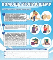 Стенд "Помощь утопающему" - fgospostavki.ru - Мегион