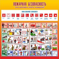 Стенд "Пожарная безопасность" Вариант 3 - fgospostavki.ru - Мегион