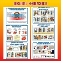 Стенд "Пожарная безопасность" Вариант 4 - fgospostavki.ru - Мегион
