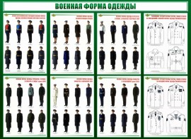 Стенд "Военная форма одежды" - fgospostavki.ru - Мегион