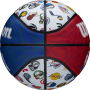 Мяч баскетбольный Wilson NBA All Team (размер 7, резина, тренировочный) - fgospostavki.ru - Мегион