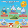 Стенд "Правила поведения на воде" - fgospostavki.ru - Мегион