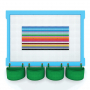  Элемент конструктора одиночный одноцветный Color Blocks 100 штук - fgospostavki.ru - Мегион