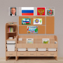 Уголок патриотического воспитания для дошкольников "Россия" Стандартный - fgospostavki.ru - Мегион